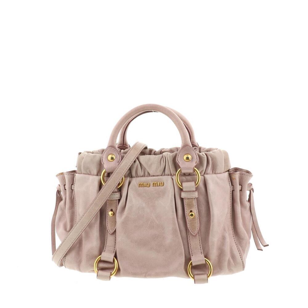 Miu Miu Handbag VITELLO LUX Pink